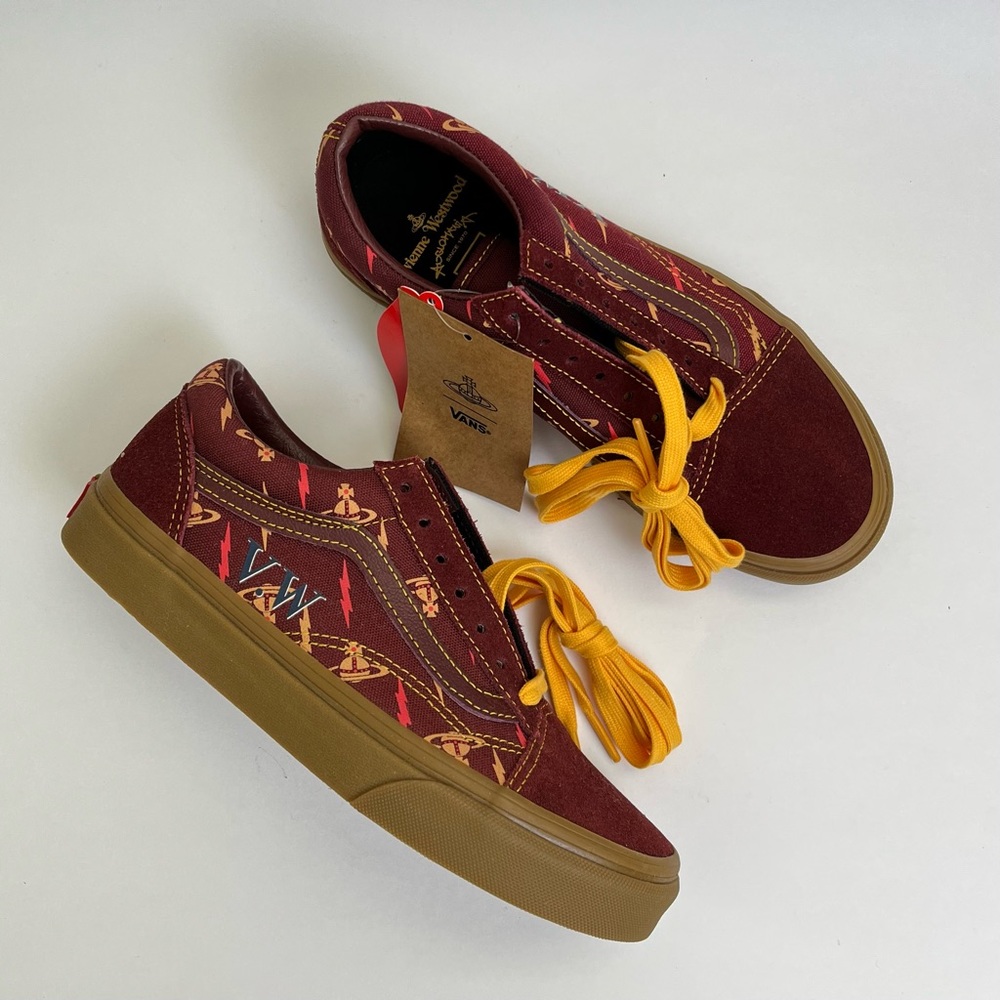 Vivienne Westwood VW Monogram x Vans Old Skool Unisex Sneakers Women 6 Men 4.5